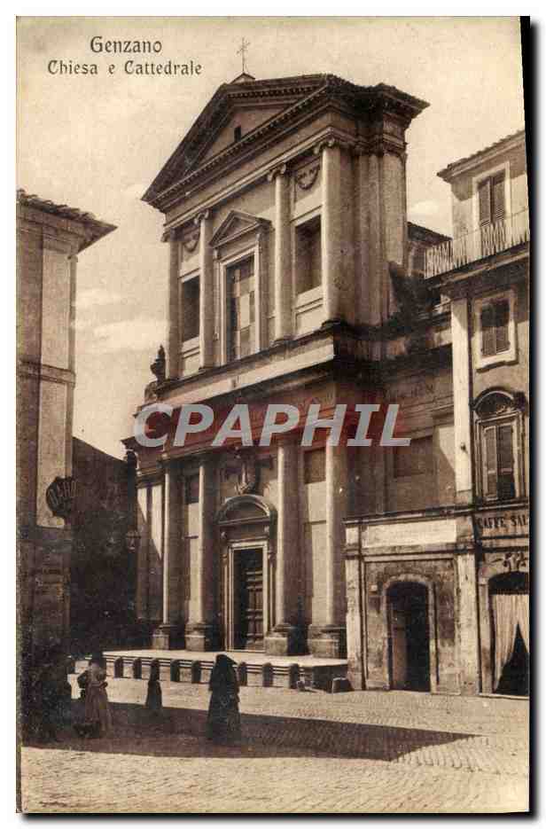 CPA Genzano Chiesa E Cattedrale