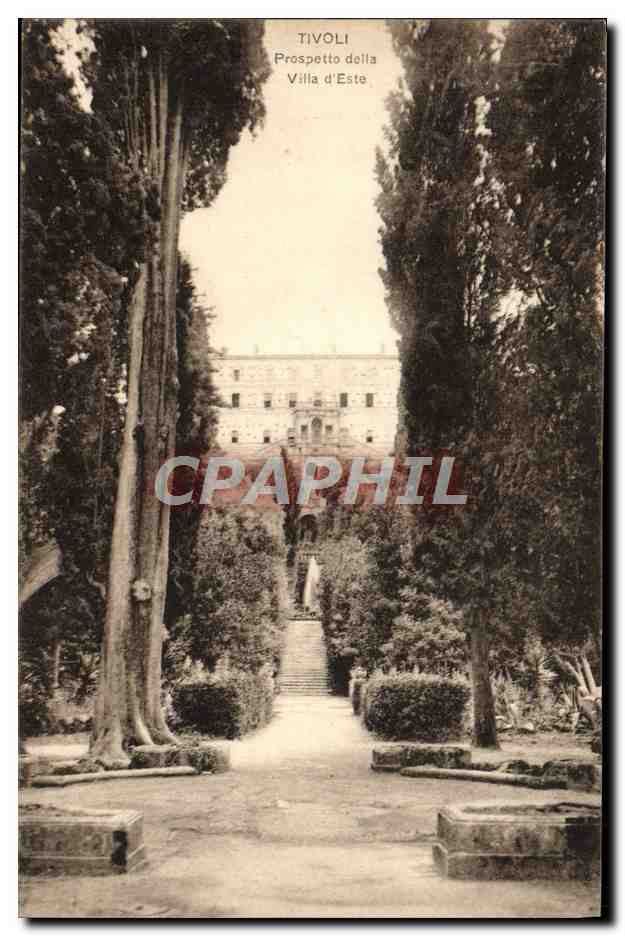 CPA Tivoli Prospetto Della Villa d'Este