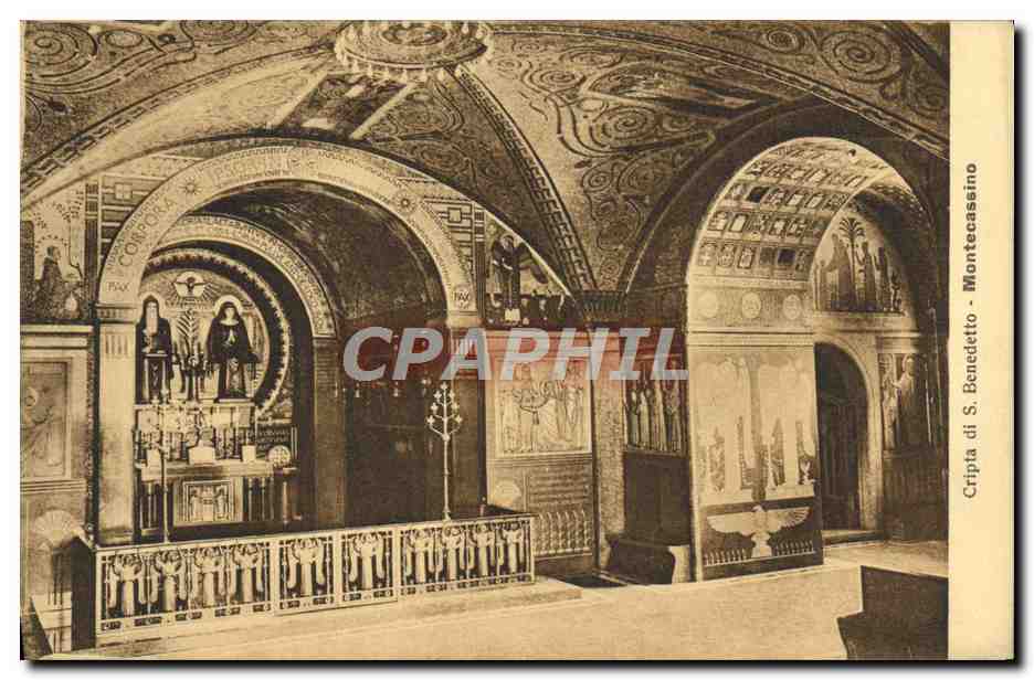 CPA Cripta Di S Benedetto Montecassino