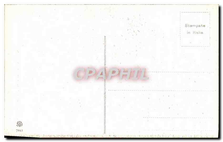 CPA Montecassino Gll Slalli Del Coro Della Cattedrale — Rückseite