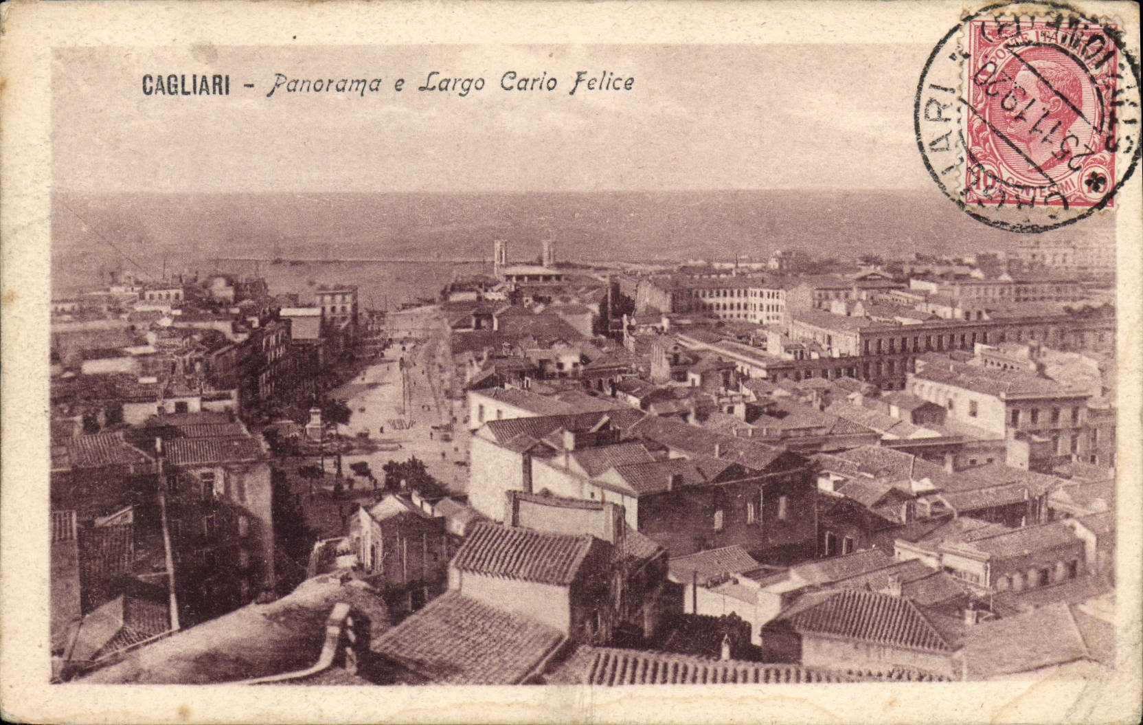 CPA Cagliari Panorama e Largo Carlo Felice