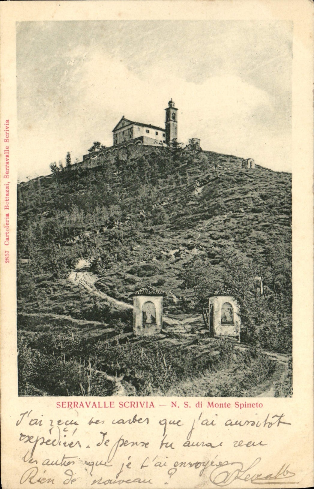 CPA Serravalle Scrivia N S Di Monte Spineto