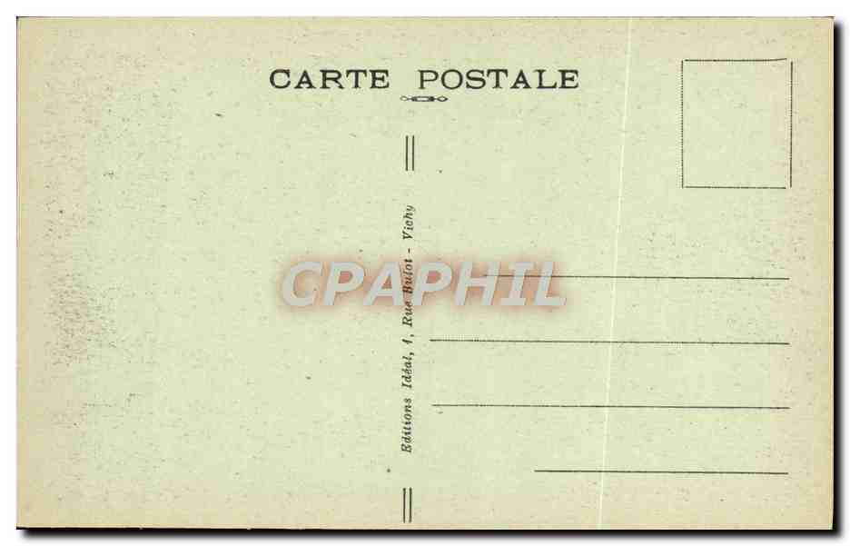 Vichy — Les Quais de l'Allier — Éditions Idéal — Verso