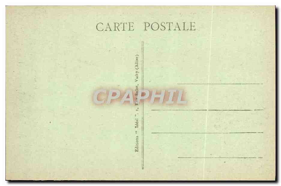 CPA Vichy Source De l'Hopital — Verso