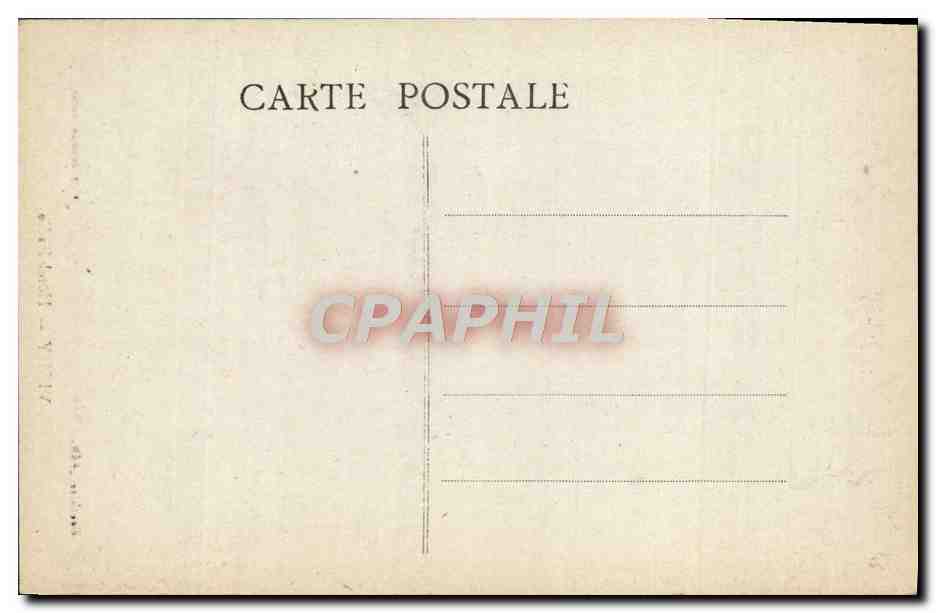 CPA Vichy Hotel Radio — Verso