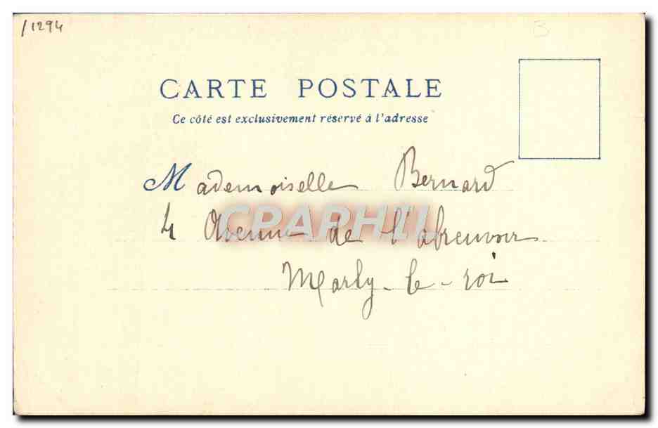 CPA Le Vieux Paris Souvenir De La Belle Jardiniere — Rückseite
