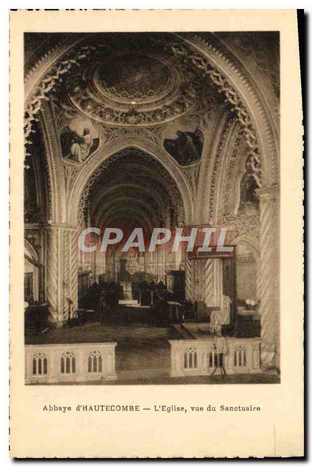 CPA Abbaye d'Hautecombe L'Eglise Vue Du Sanctuaire