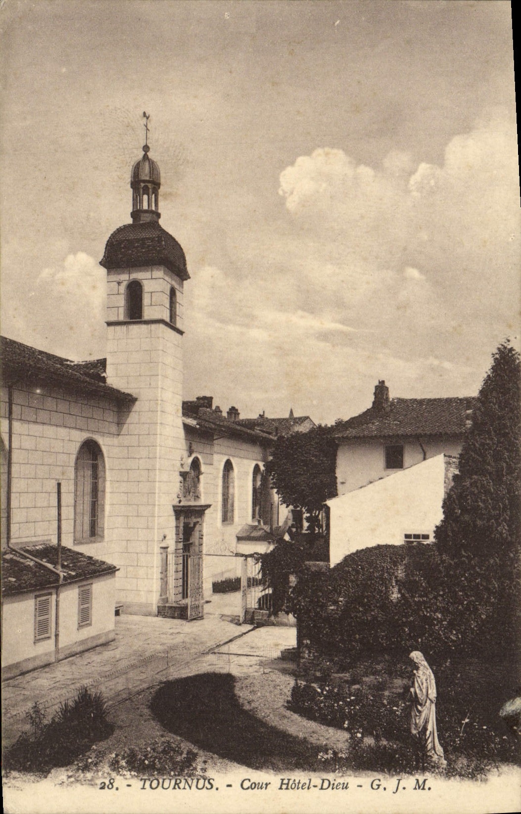 CPA Tournus Cour Hotel Dieu