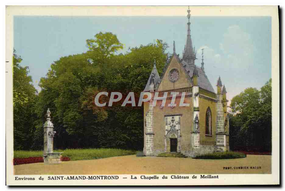 CPA Environs De Saint Amand Montrond La Chapelle Du Chateau De Meillant