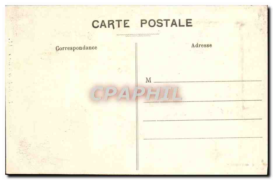 CPA Marseille N D De La Garde — Verso
