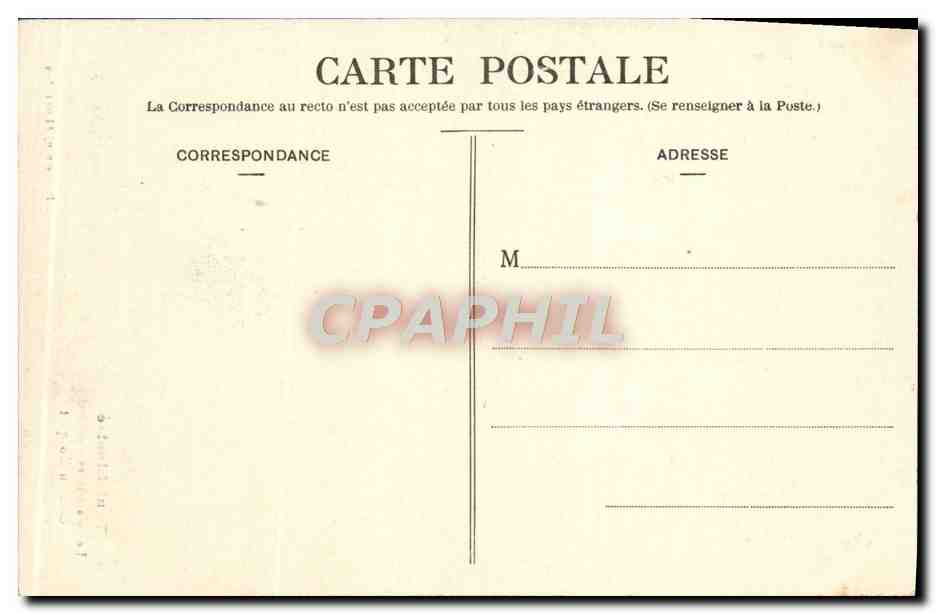 CPA Toul Illustre Les Cariatides Cafe Du Bosquet — Rückseite