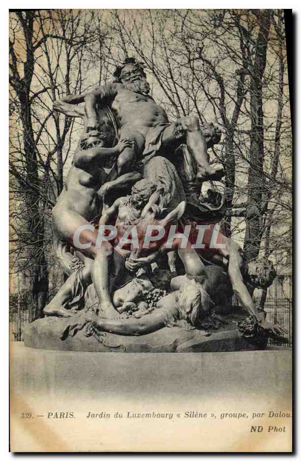 CPA Paris Jardin Du Luxembourg Silene par Dalou