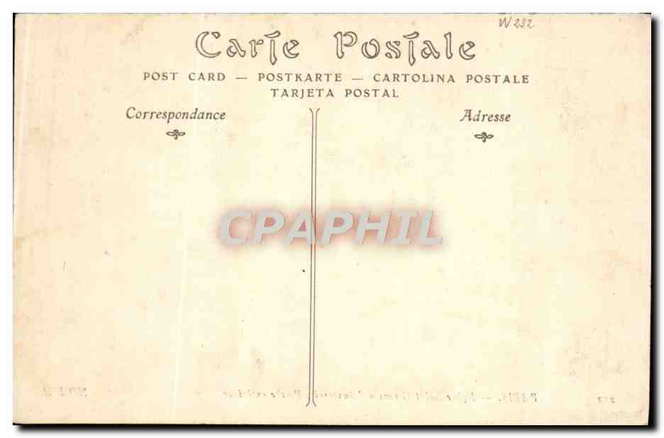 CPA Paris Eglise Saint Germain l'Auxerrois Porche Exterieur — Rückseite