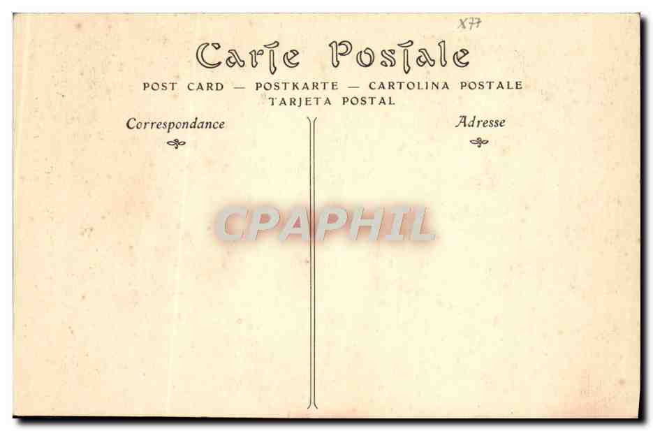 CPA Paris Musee De Cluny Puits Provenant De La Maison De Pierre l'Ermite — Rückseite
