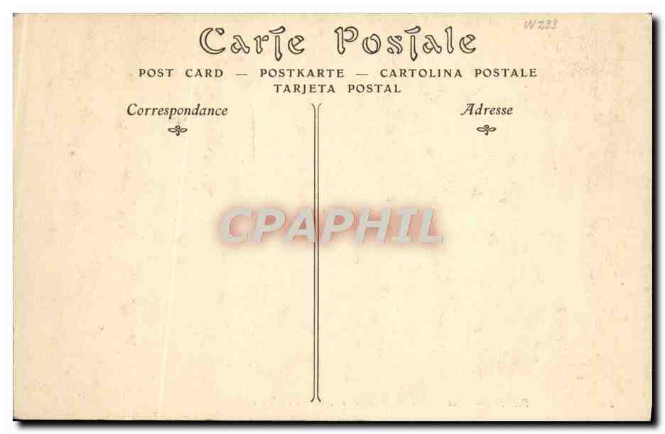 CPA Paris Maison Dite De Francois 1er Cours La Reine — Rückseite
