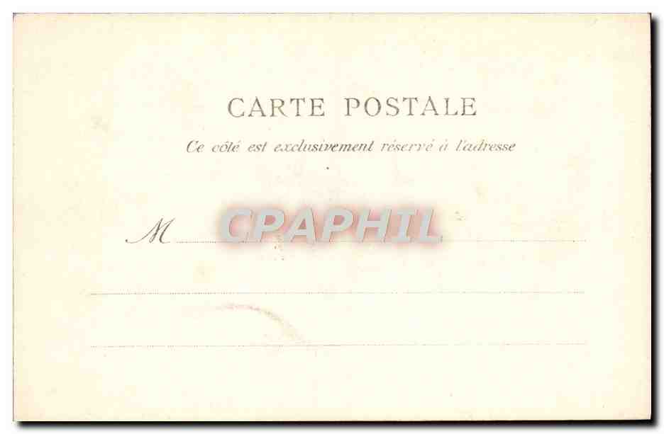 CPA Bordeaux Les Allees D'Orleans — Verso