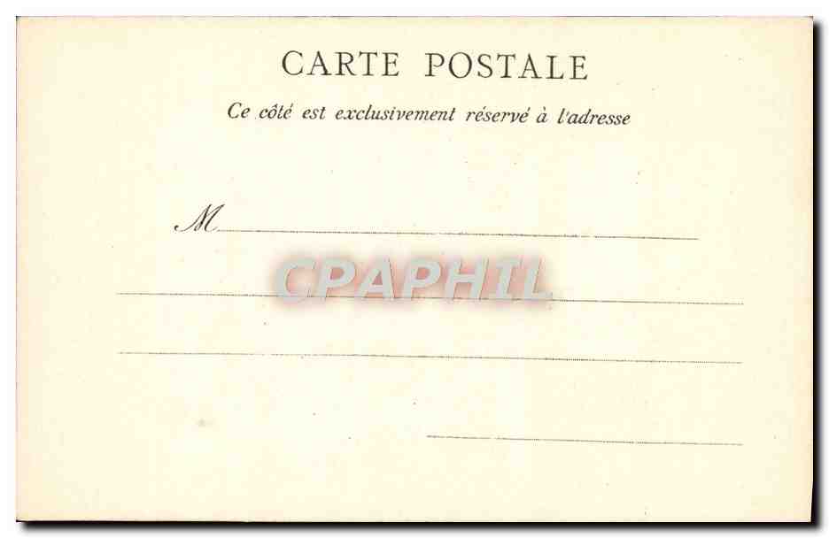 CPA Bordeaux Porte Des Salinieres — Verso