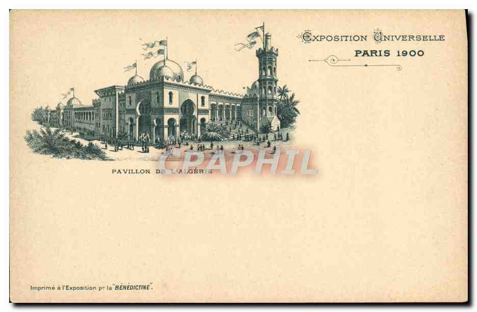 CPA Exposition Universelle Paris 1900 Pavillon De L'Algerie