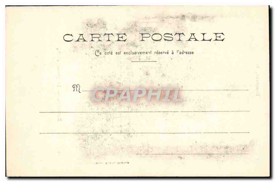 CPA Bordeaux La Grosse Cloche — Verso