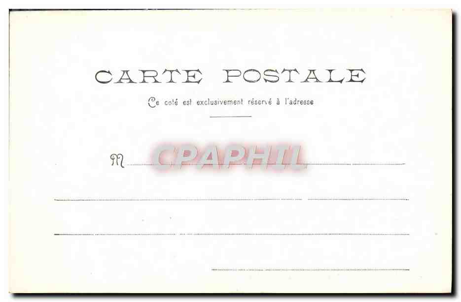 CPA Bordeaux Les Colonnes Rostrales — Verso