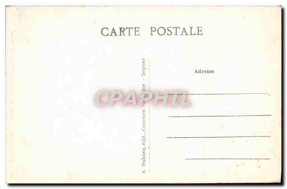 CPA Graye Sur Mer Retable De l'Autel De St Martin — Rückseite