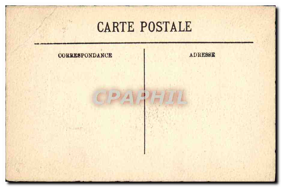 CPA Loches Le chateau Royal — Rückseite