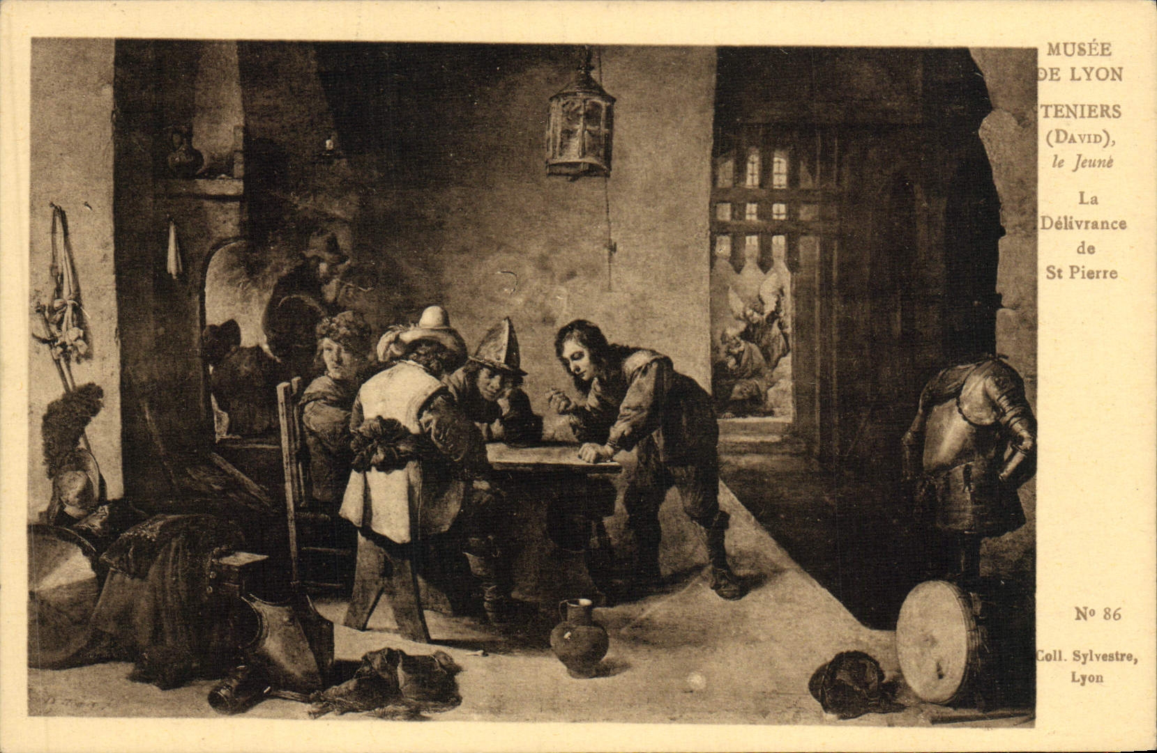 CPA Musee De Lyon Teniers La delivrance de St Pierre 