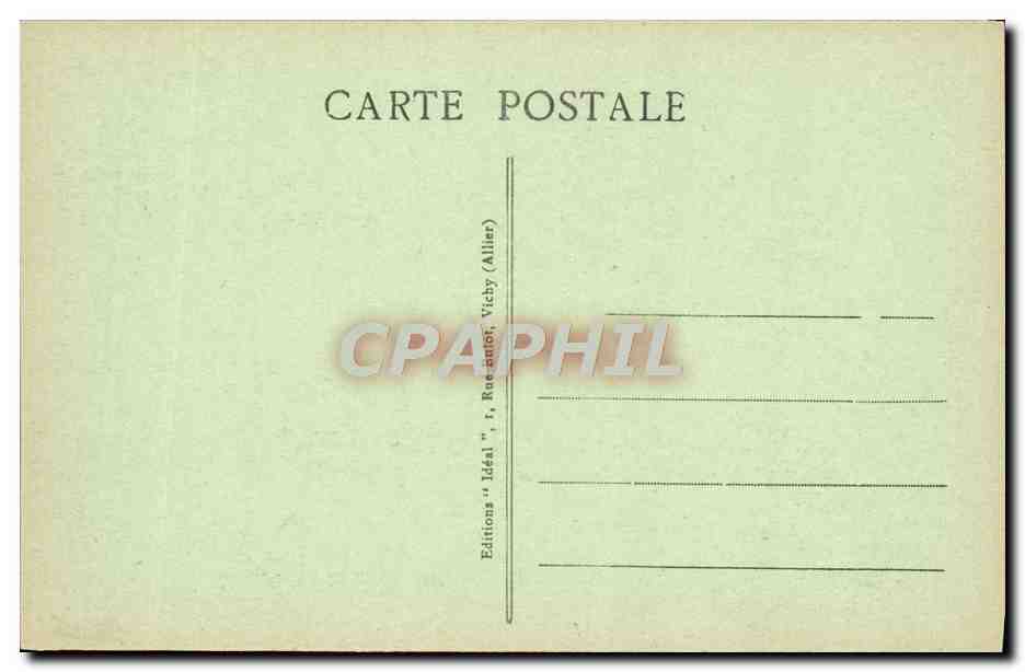CPA Vichy Le Golf — Rückseite