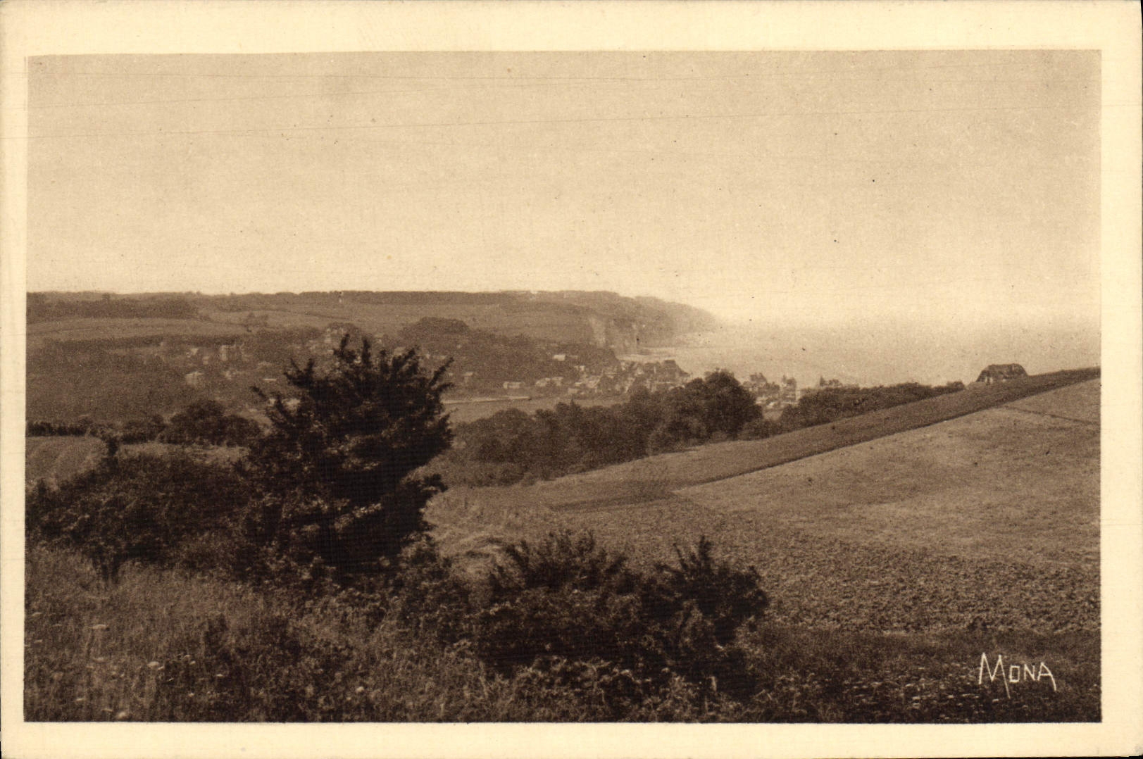 CPA Societe Immobiliere Du Golf De Dieppe vue sur Pourville Et La Vallee De La Scie Prise Des