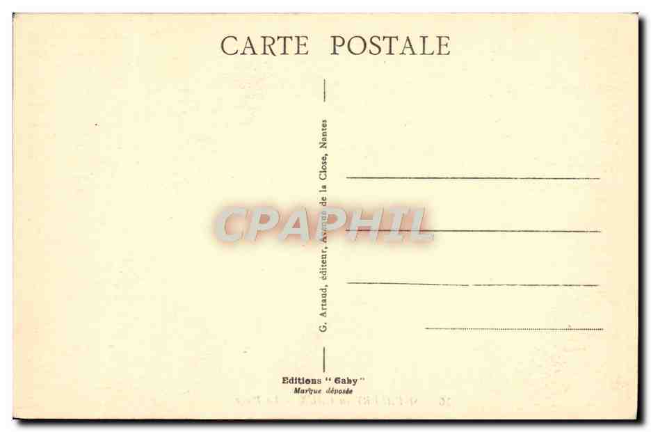 CPA St Valery En Caux La Plage — Rückseite