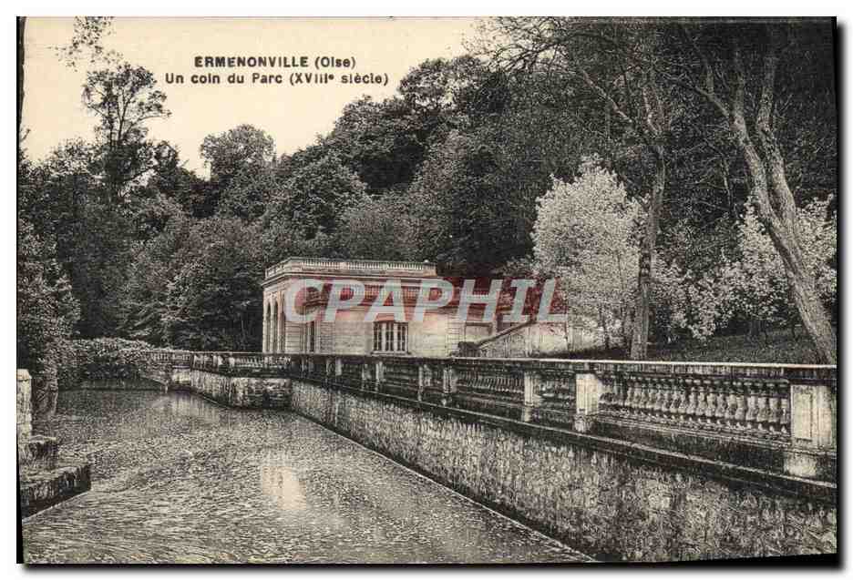 Ermenonville (Oise) — Ein Eckbereich des Parks (18. Jahrhundert) — Cliché L. Chardon, in Deuil (S.-et-O.)
