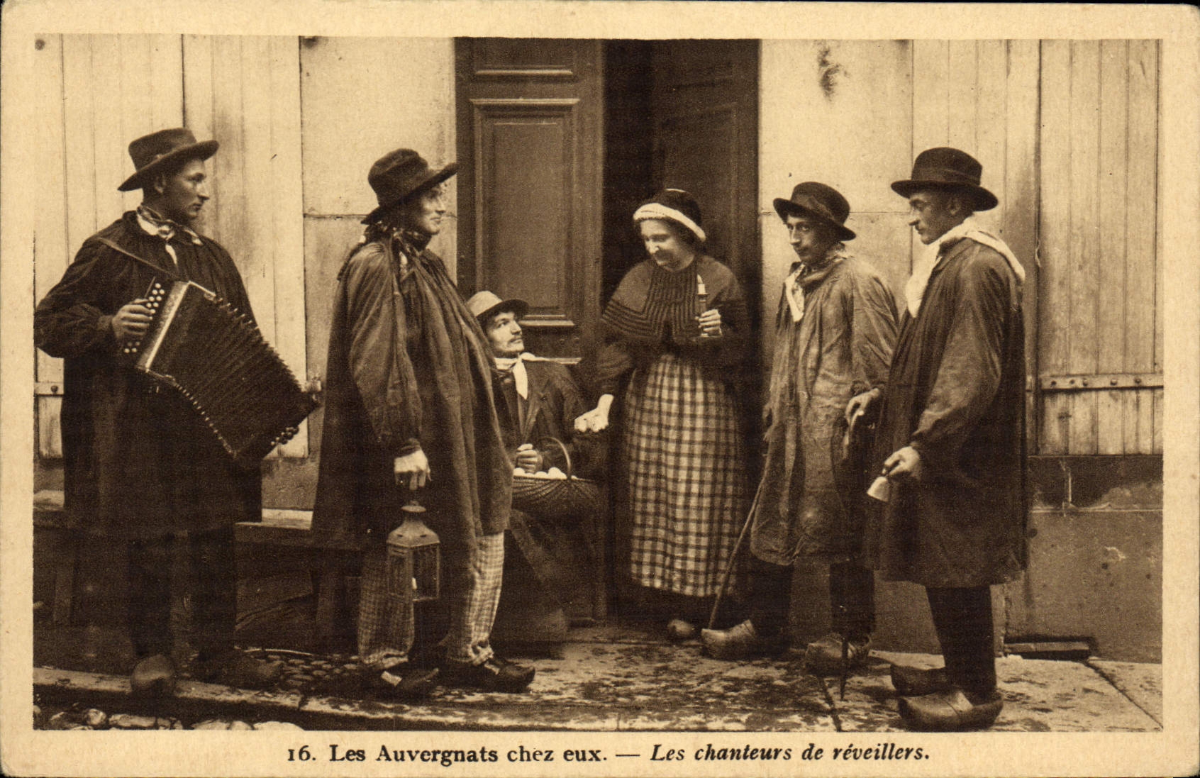 Die Auvergnats zu Hause — Die Morgenlieder — Ausgabe und Platte Duval-Baltu (P.-de D.)