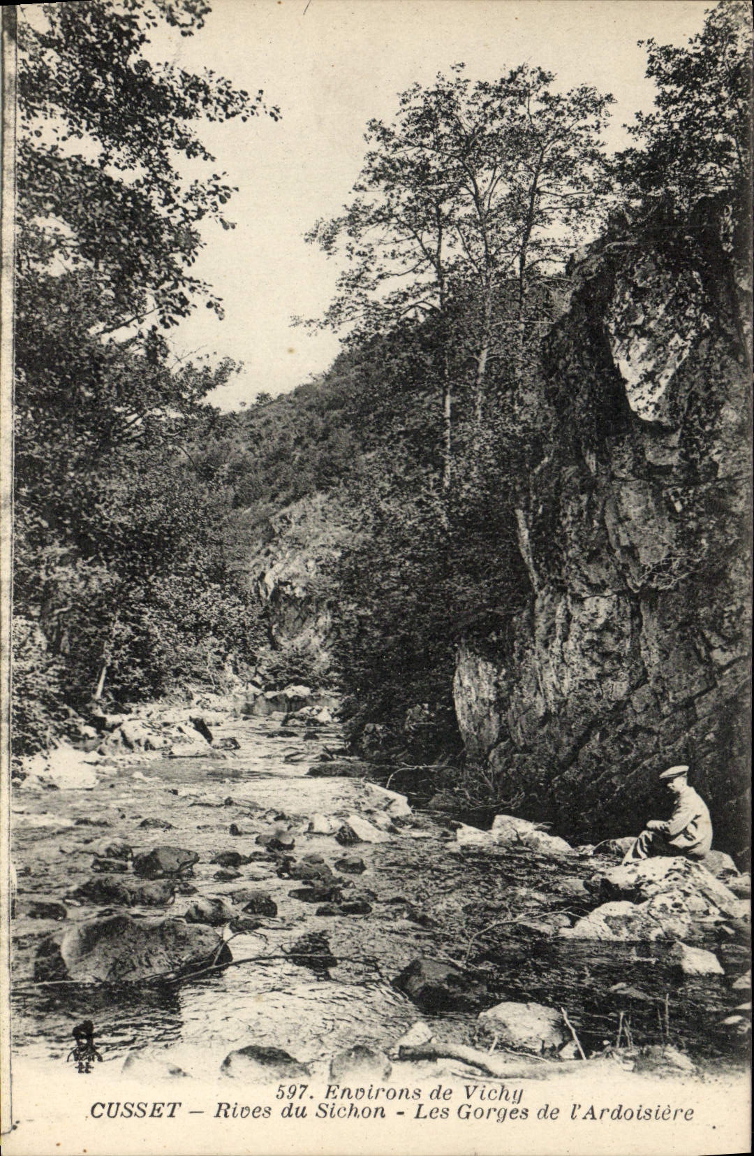 Gorges de l'Ardoisière — Rives du Sichon — Environs de Vichy — CUSSET — n°597