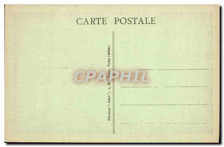 CPA Vichy Promenades A Anes Enfants — Rückseite