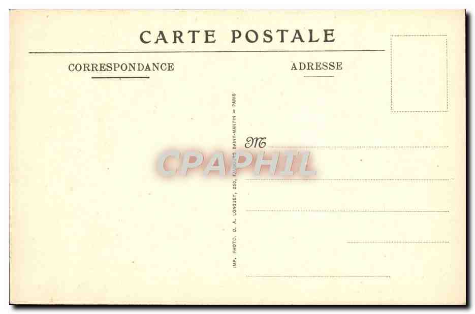 CPA Reims Blesse Allemand Carbonise Dans La Cathedrale Par Les Obus incendiaires allemands — Verso