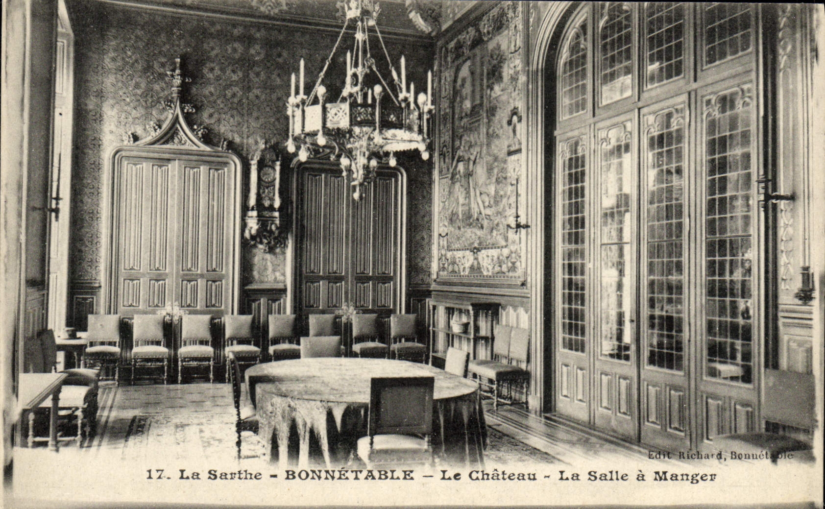 La Sarthe - Bonnétabelle - Le Château - La Salle à Manger
