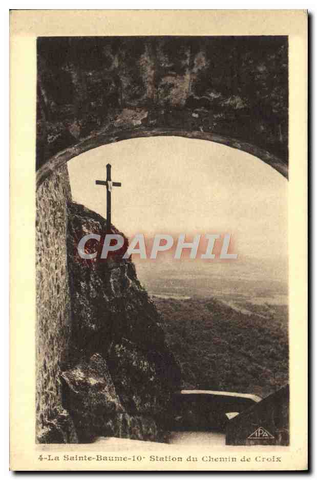 CPA La Sainte Baume Station du Chemin de Croix