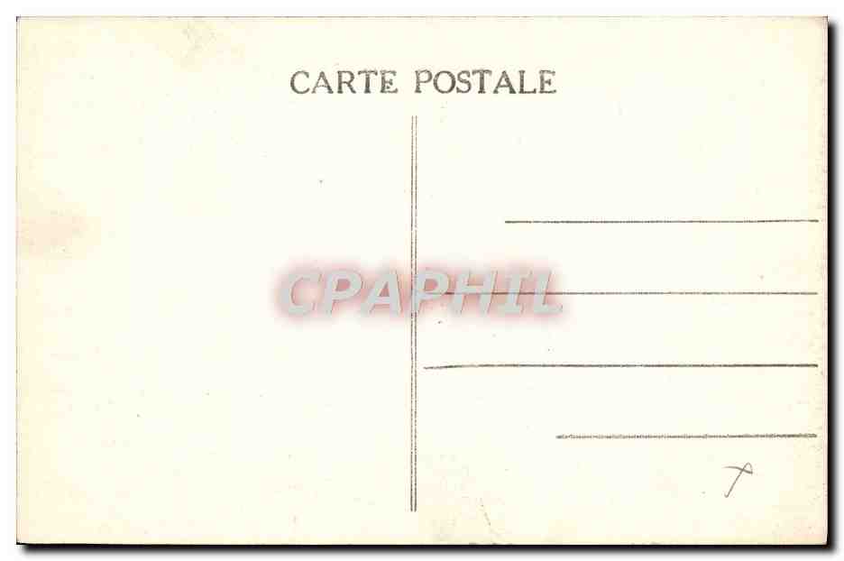 CPA Ugine Vue Generale et le Mont Charvin — Rückseite