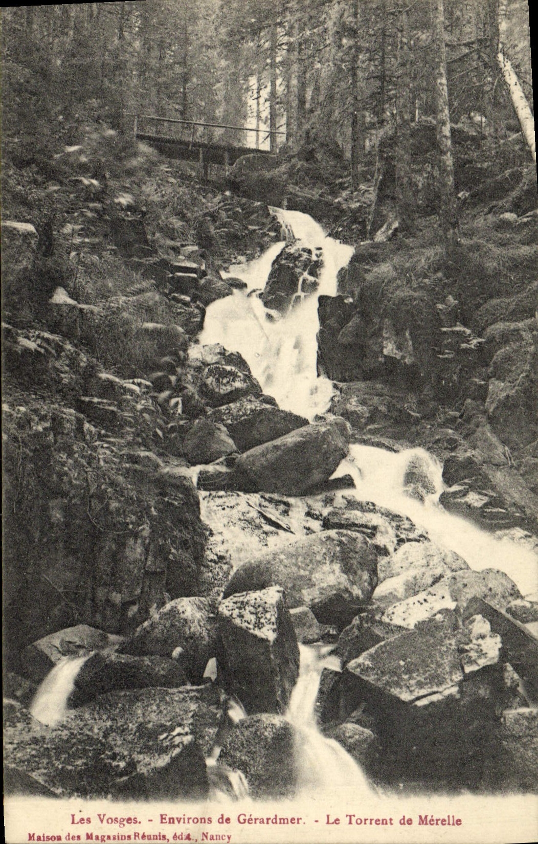 Les Vosges - Environs de Gérardmer - Le Torrent de Mérelle — Maison des Magasins Réunis, éd.4, Nancy