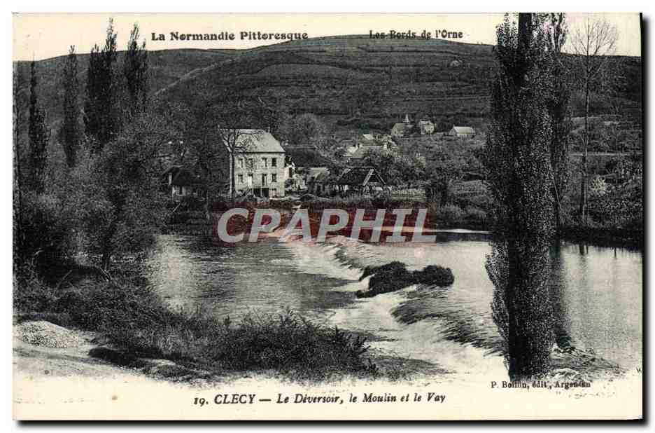 CPA Clecy Le Diversor le Moulin et le Vey