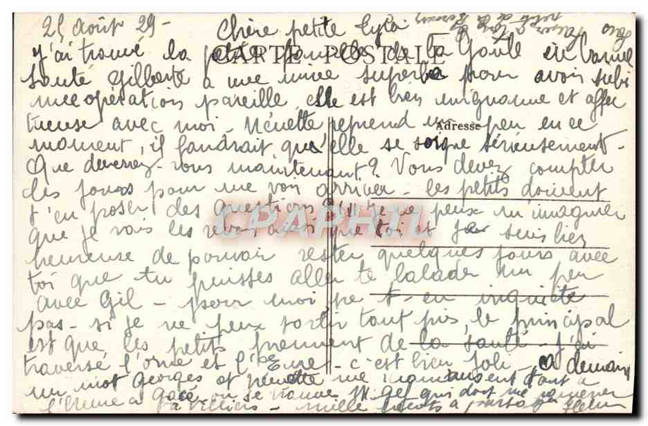 CPA Clecy Le Diversor le Moulin et le Vey — Rückseite