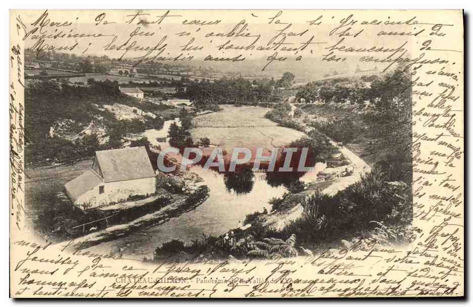 Paysage de la Vallée de l'Arthe — Château-Landon — éditeur non visible