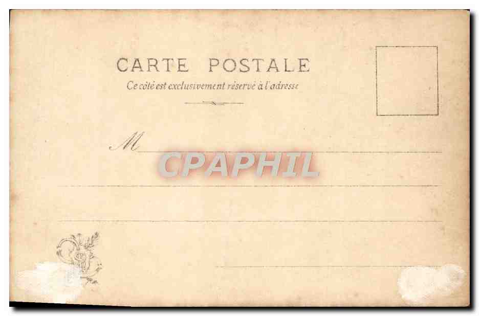 CPA Salon 1902 Guillemet Falaise A Equihen — Rückseite