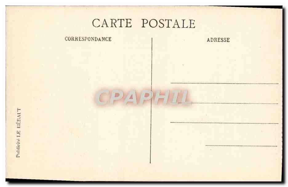 CPA Bordeaux Le Theatre Francais La Rue Montesquieu Restaurant Coq d'Or La Pourpre de la Gloire — Verso