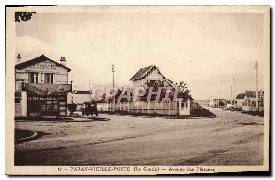 Paray-Vieille-Poste (Le Contin) — Avenue des Platanes — Phot. Konpatch Macom