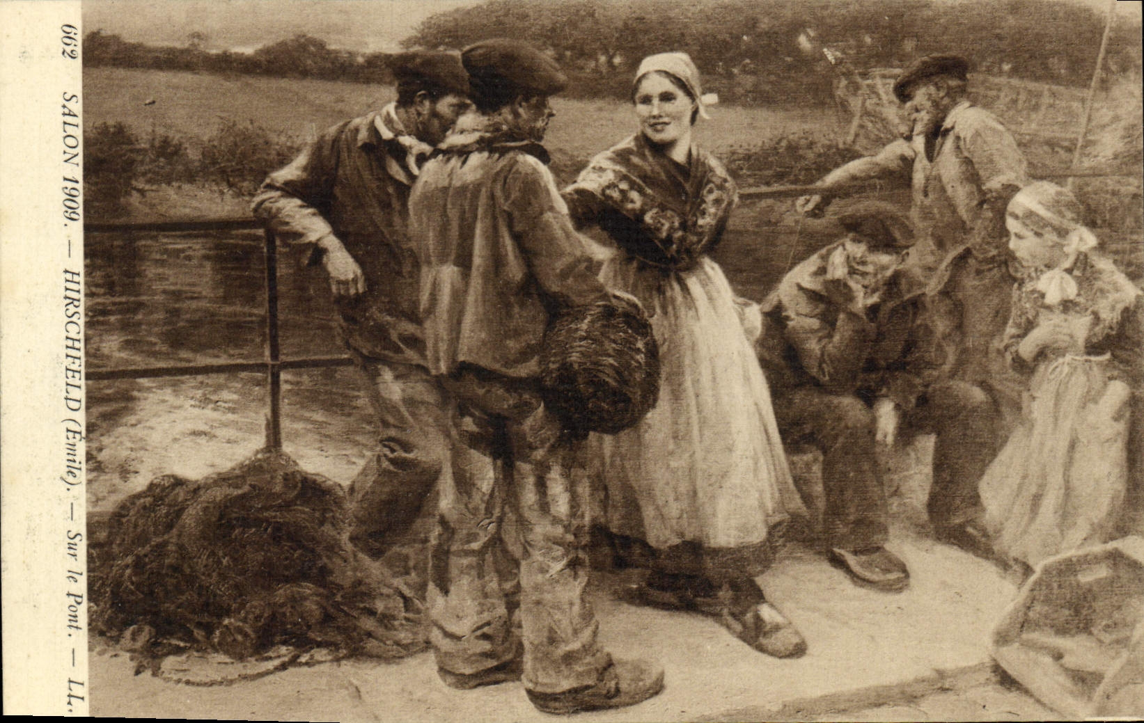 CPA Salon 1909 Hirschfeld sur le Pont Folklore