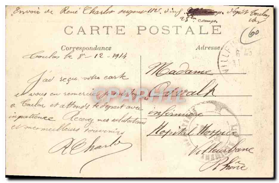 Senlis — Gare incendiée en 1914 — Éditions de la Gare — Achterkant