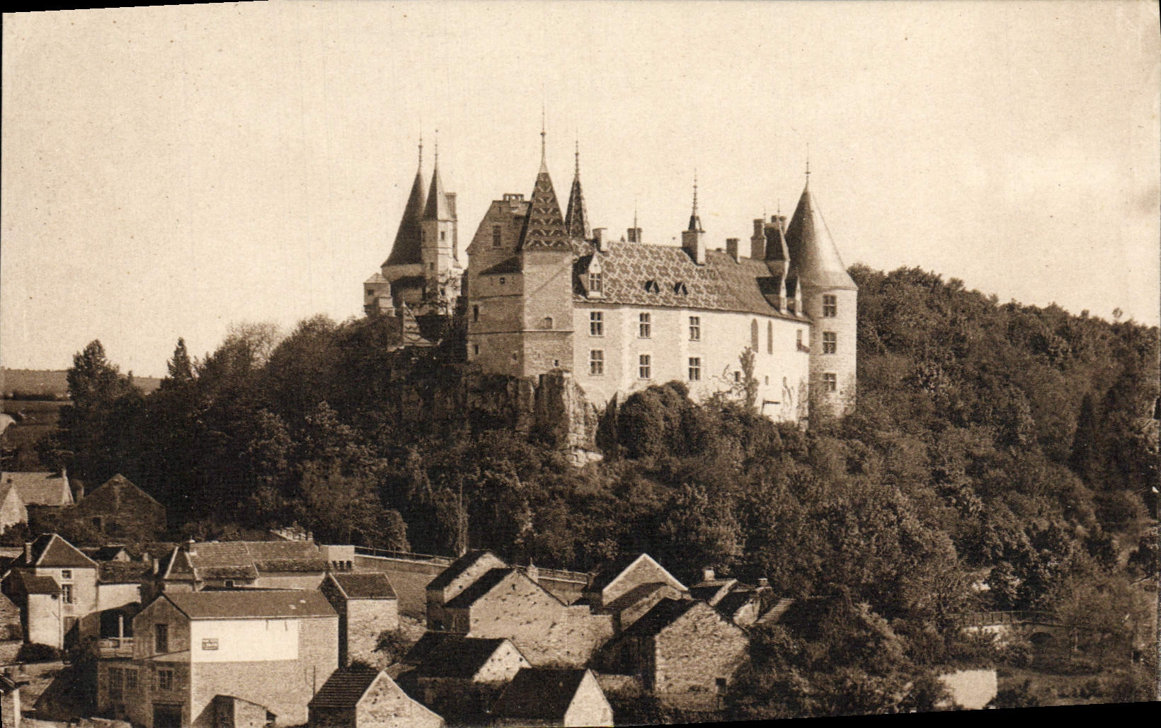 CPA Chateau de La Roche Pot Vue d'ensemble 