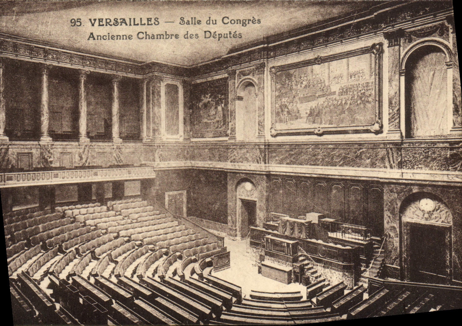 CPA Versailles Salle du Congres Ancienne Chambre des Deputes