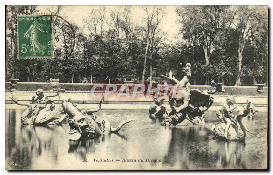 CPA Versailles Bassin du Dragon